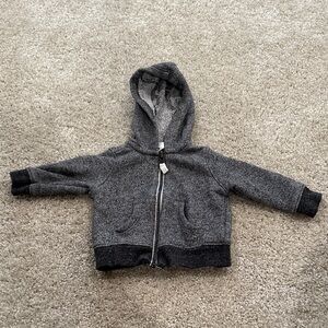 Carter's Charcoal Zip-Up Hoodie